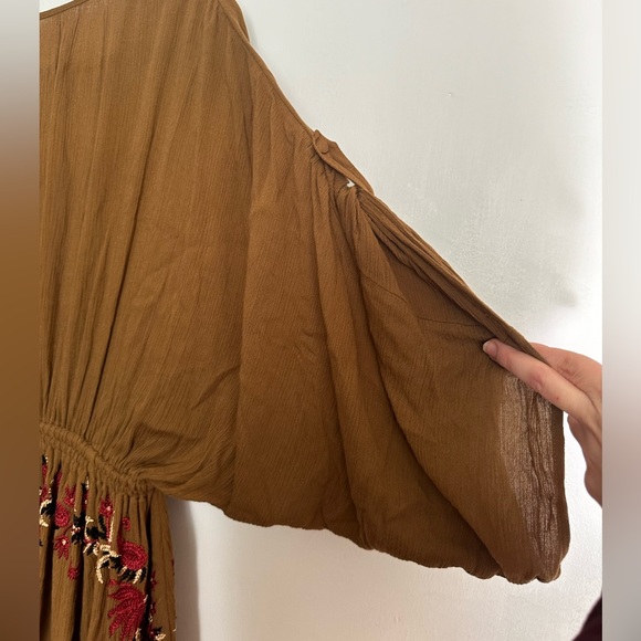 Free People FALL FP Pineapple Mini Dress Embroidered - Picture 2 of 8